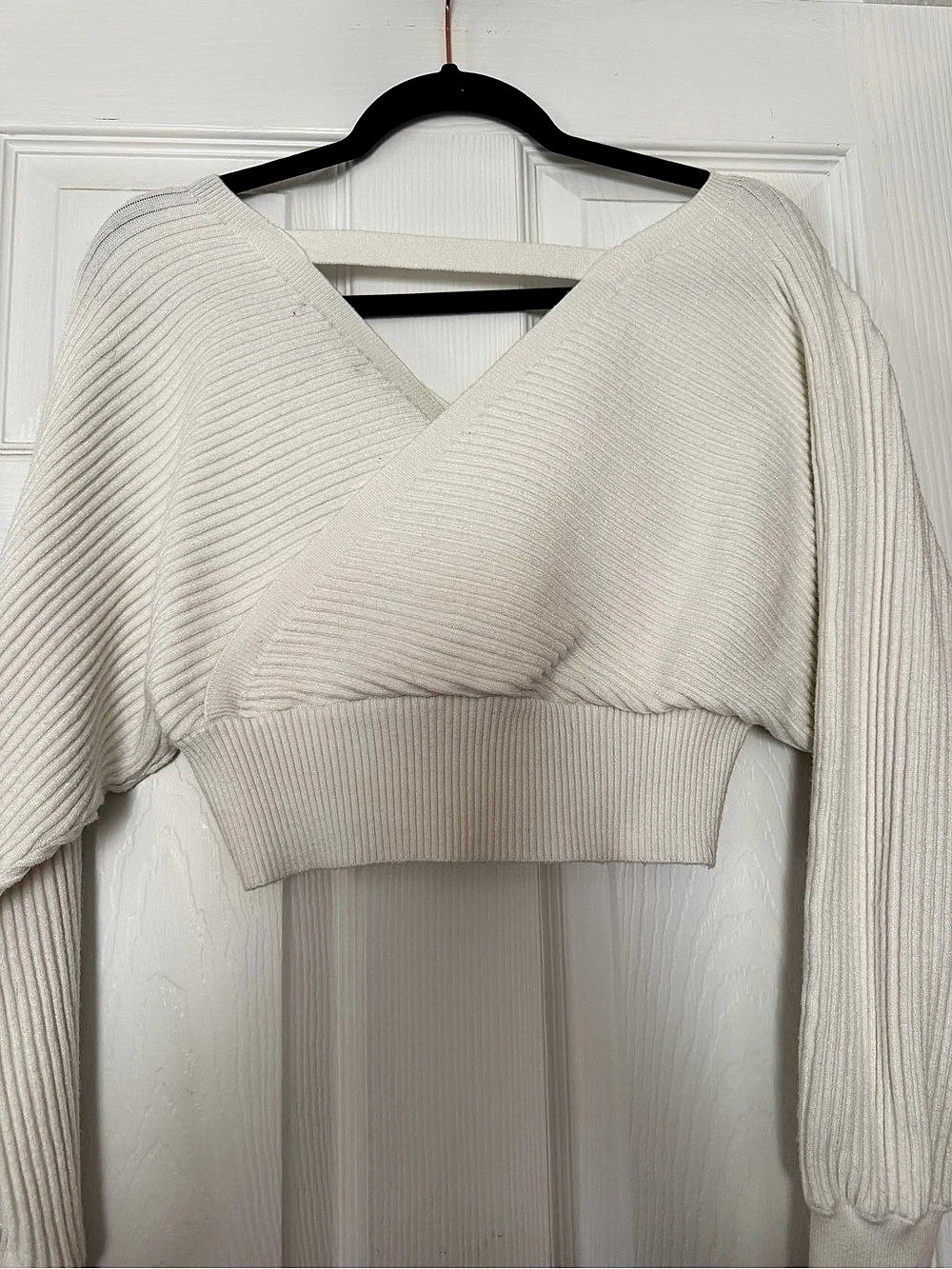Forever21 Off Shoulder Sweater White